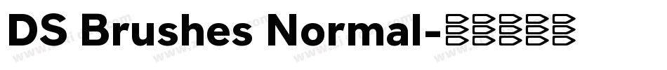 DS Brushes Normal字体转换